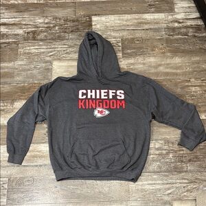 Men’sGray Chiefs Kingdom Hoodie XL